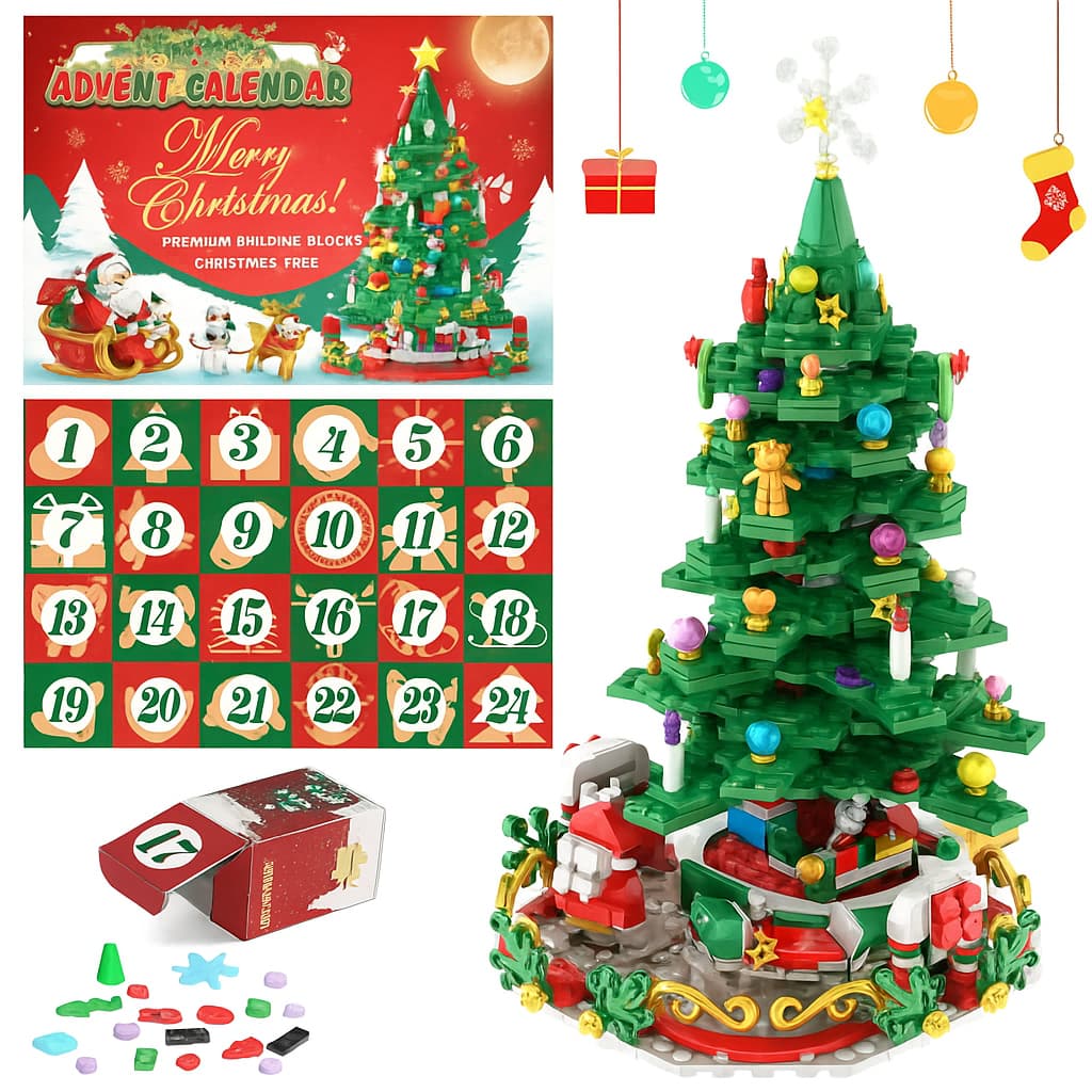 LEGO Weihnachtsbaum-Adventskalender
