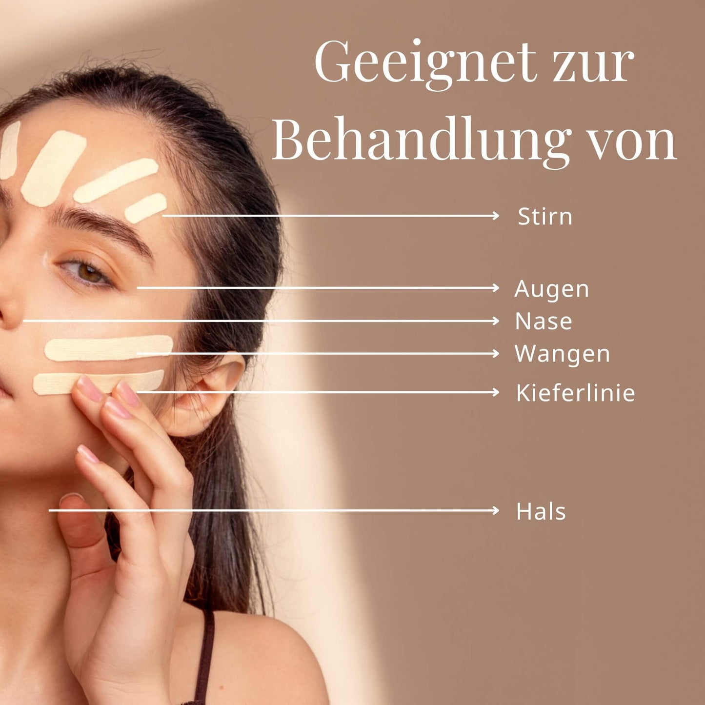 KniX™ | Gesichts- und Halstape Gegen Falten