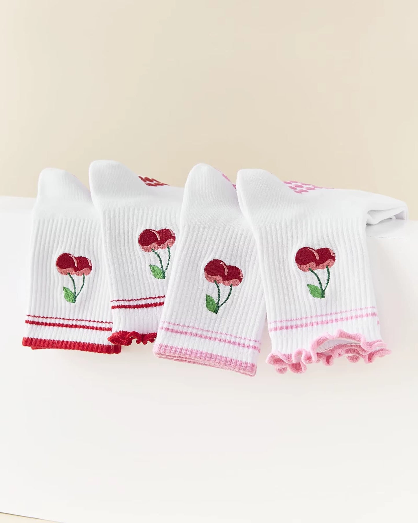 Cherry I Pilates & Yoga Gripsocken