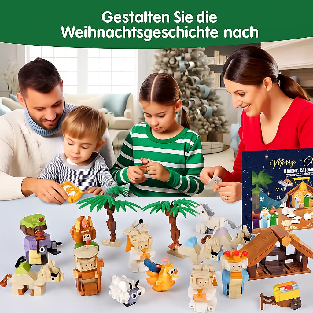 LEGO Krippen-Adventskalender Jeden Tag ein Teil zum Bauen