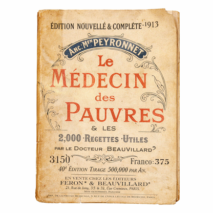Le médecin des pauvres éd. 1913